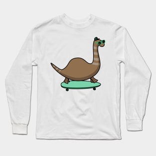 Skateboard dinosaur Long Sleeve T-Shirt